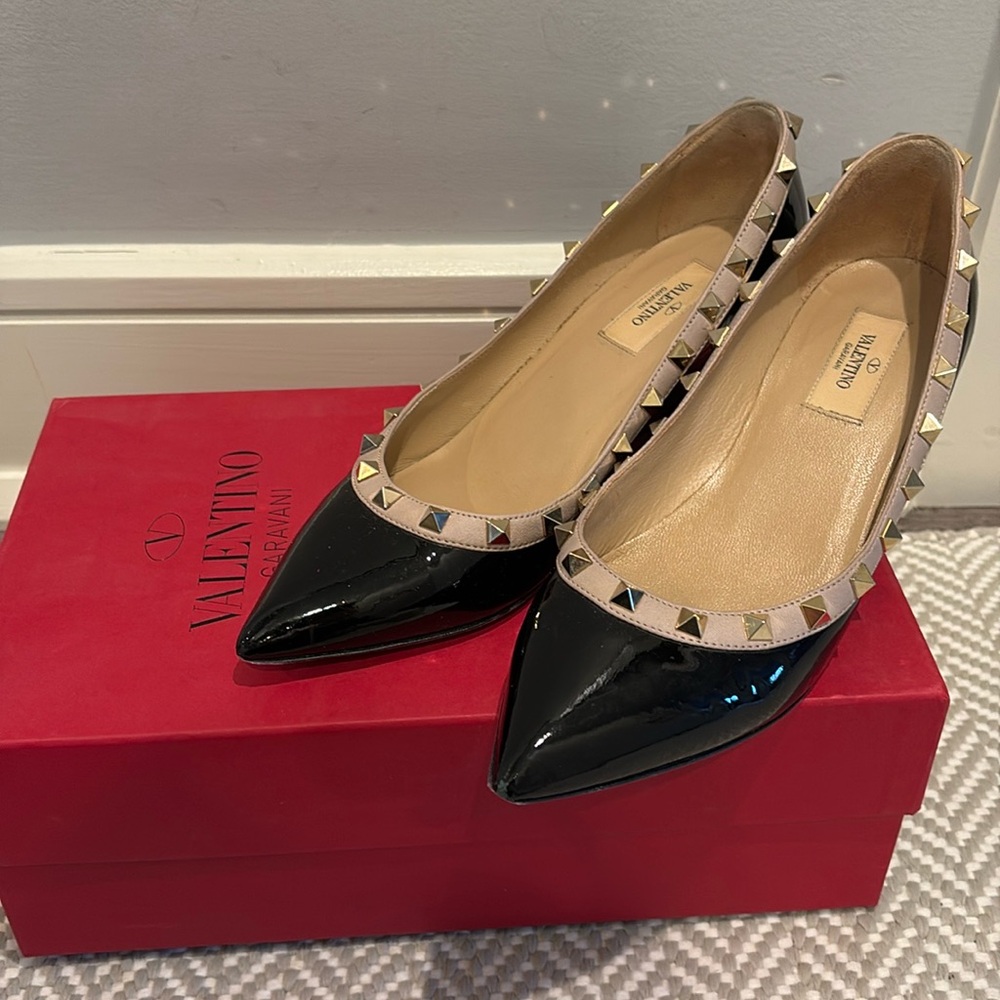 Valentino Rockstud Wedge